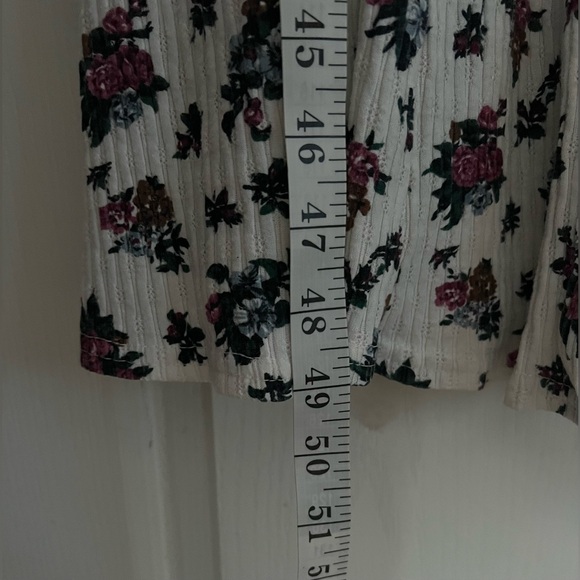 Vintage White & Floral LA Girl Cottagecore Dress Size 9/10 - Picture 7 of 7